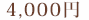 4,000円